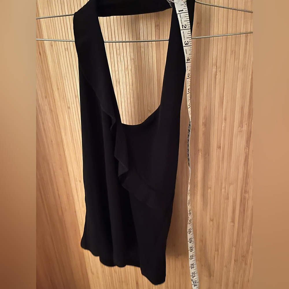 Elegant Black Haltertop S